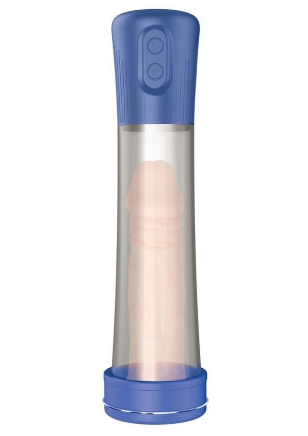 then placing your penis inside and beginning the pumping sequence. It can also be used outside of water