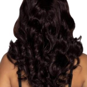 24 Misfit Long Wavy Bang Wig. O/S BROWN