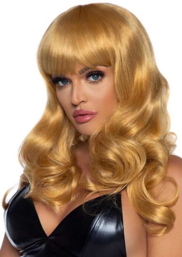 Leg Avenue Misfit Long Wavy Bang Wig - OS - Blonde - Image 2
