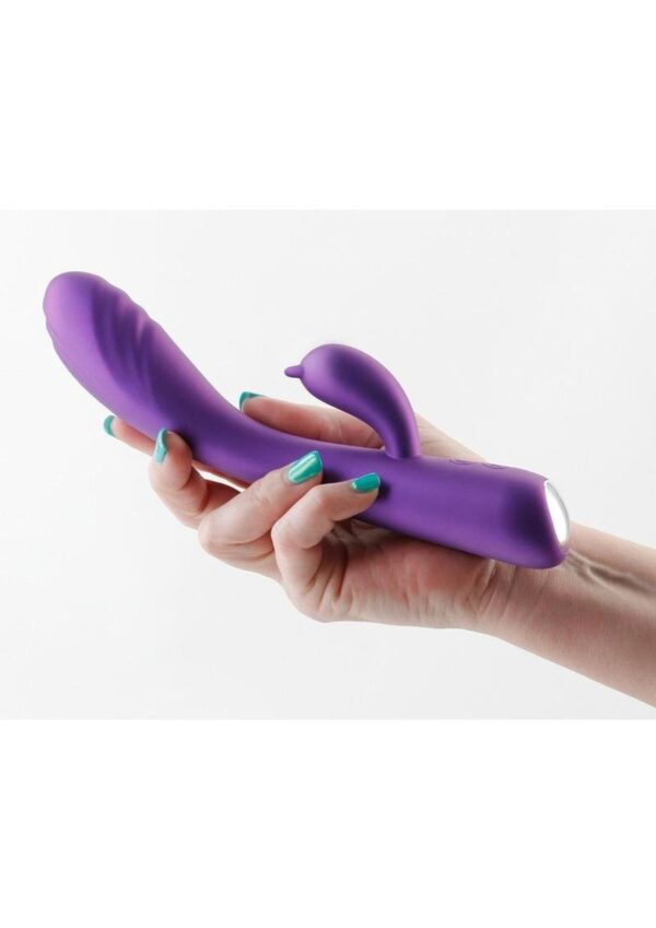 7 explosive functions and 10 modes. Rechargeable and suitable for all lubricants. Compatible with silicone lubricant. Product is phatlate free.  Product is water resistant - not submersible.  Product has a magnetic charge port. Press and hold power button for 2 seconds to turn on/off.  Press vibrating button to cycle through speeds/functions.  Hold button for 2 seconds to power off.