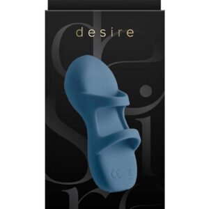 reach for Fingarella by Desire. The perfect toy to slip over your finger for stimulating adventures with ease and comfort. Fingerella is a flexible massager that is easy to operate while wearing. Ultra plush silicone. Water resistant - not submersible
