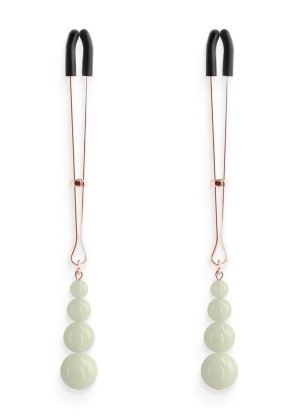 Bound Adjustable Nipple Clamps are for erotic and stimulating sensations. Made from nickel-free metal
