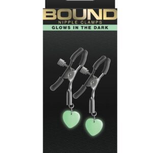 Bound`s clamps feature silicone tips for a better comfort and fit. Glows in the dark.