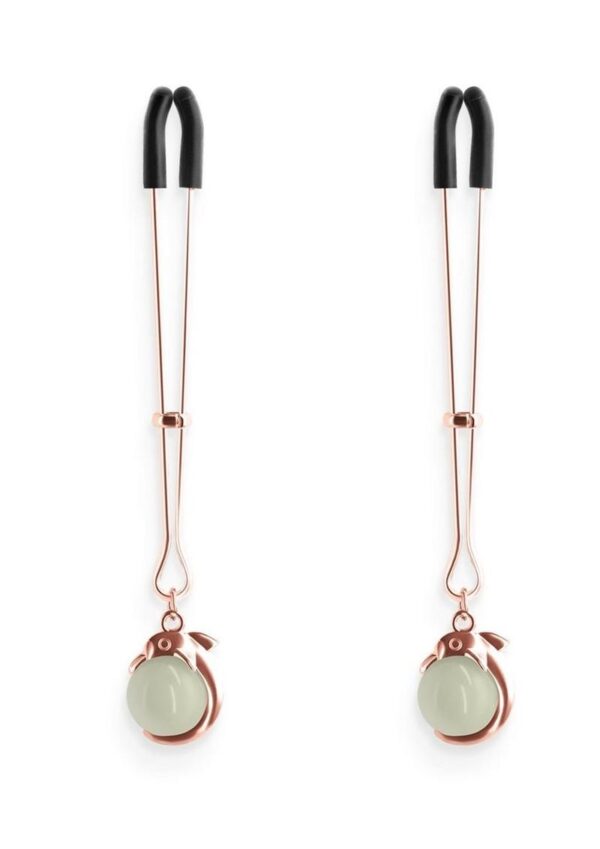 Bound Adjustable Nipple Clamps are for erotic and stimulating sensations. Made from nickel-free metal