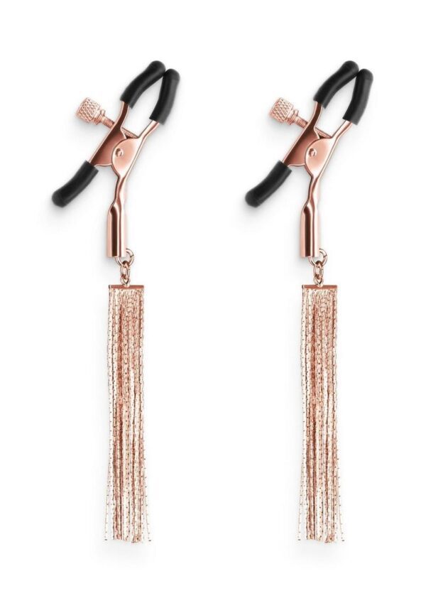 Bound Adjustable Nipple Clamps are for erotic and stimulating sensations. Made from nickel-free metal