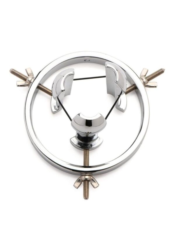 turn the screws to start to stretch the backdoor entry as the plug separates in three separate parts. Take your time so you don`t tear anything! This is for extreme anal lovers but anyone can enjoy the pleasures of widening their backdoor! It`s perfect for training for fisting