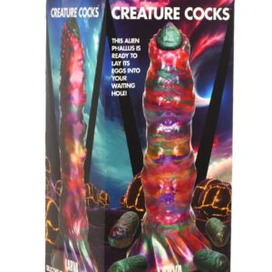 textured shaft from Creature Cocks is one of the most colorful yet with a mix of rich