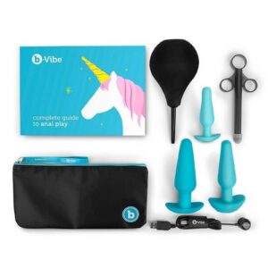 This 7-piece set is complete with three plugs