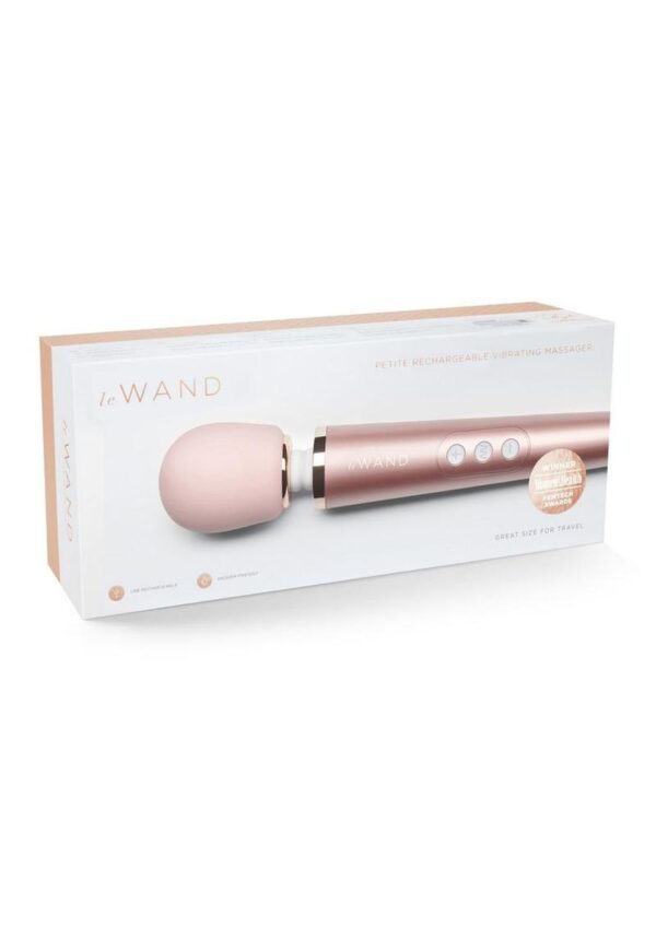 Le Wand Petite Vibrating Massager is smaller in size