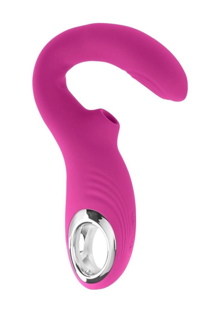 Strike a pose! This unique toy has a flexible shaft that poses wherever you put it to create the perfect shape for your pleasure. A tapping function in the shaft tip delivers 7 speeds for G-spot stimulation and more