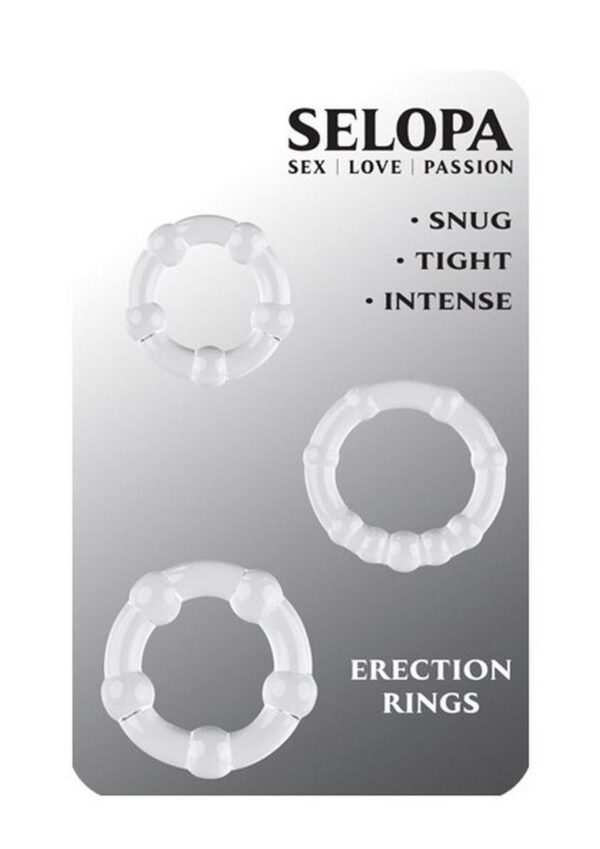 tight andamp; intense. Use one super-stretchy ring at a time or all 3 at once to enjoy a harder