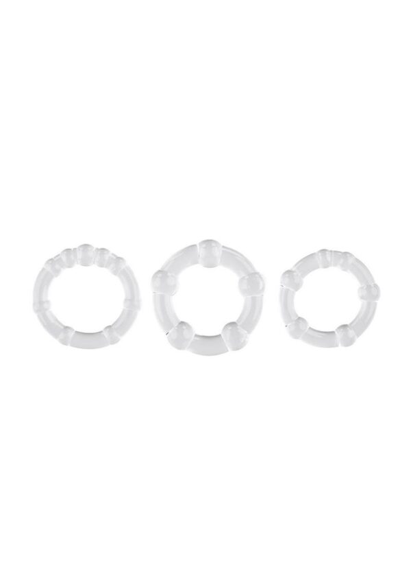 Strengthen your erection with this 3-ring collection that offers 3 levels of support andndash; snug