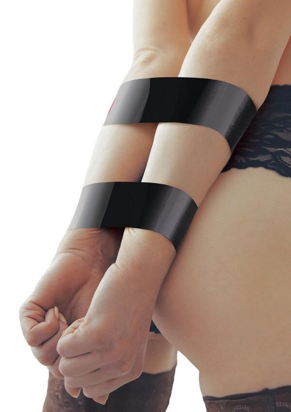 Create any restraint desired with this pack of easy-to-use self-adhesive and surprisingly strong bondage tape! Suitable for complete novices of bondage play as well as fetish aficionados