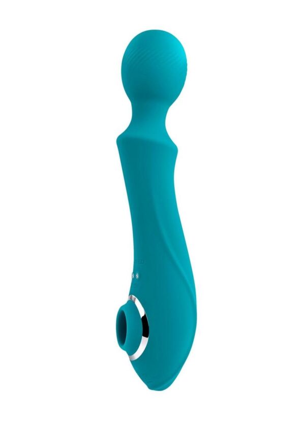 This hard-working toy is an intense vibrating wand at one end and an satisfying suction toy at the other. Enjoy 10 vibration speeds and patterns in the round