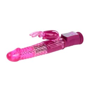 delivering the ultimate dual pleasure experience. Specs:  4-speed duo-direction rotating shaft with spinning beads 8 speeds and patterns in rabbit stimulator 9 length