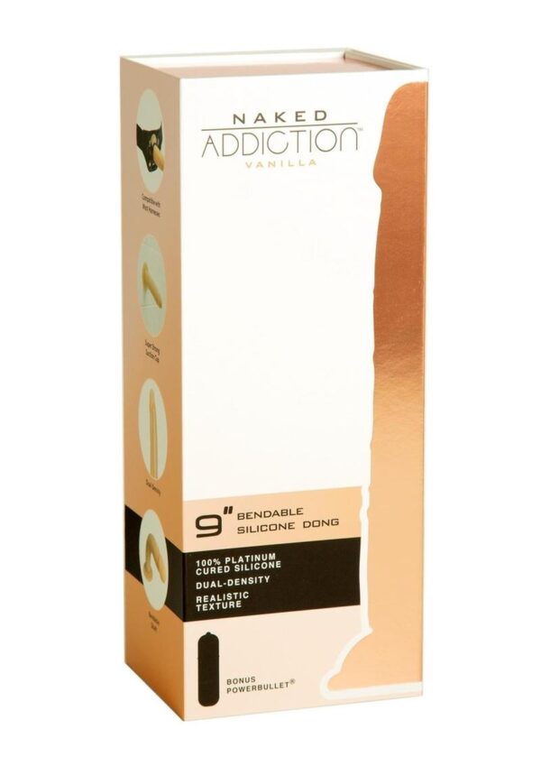 look no further than the Naked Addiction 9 dildo. Don`t underestimate this non-vibrating dong. The soft yet firm