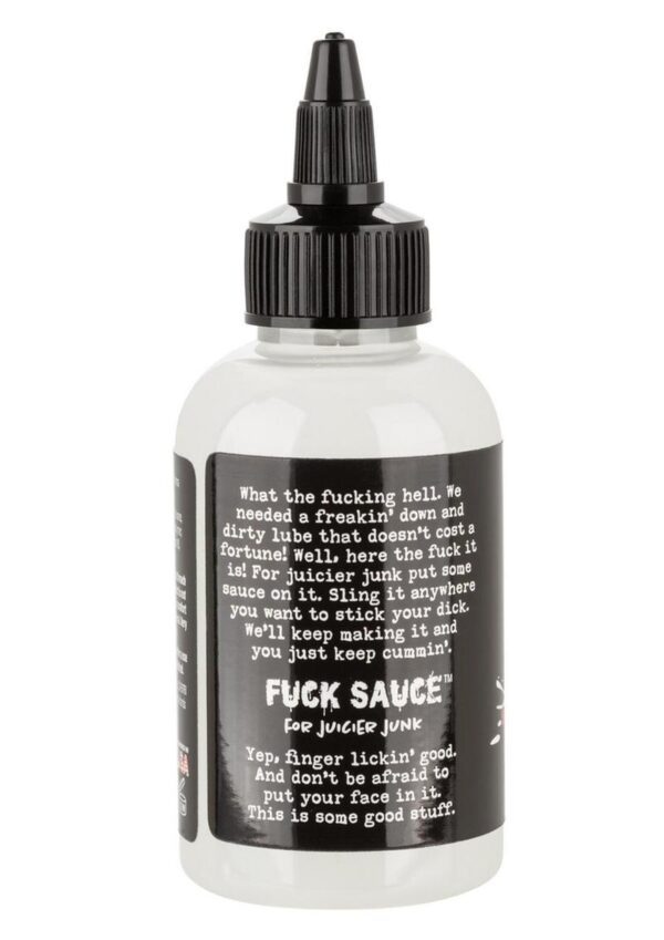 Everything is better with sauce on it! Experience the irresistible allure of Fuck Sauceandtrade; Cum Unscented Hybrid Lubricant