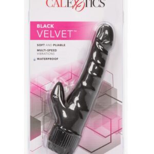 the clit stimulator provides for out-of-this-world pleasure. Multi-speed vibration and waterproofing make this smooth black realistic vibrator is an item on every must-have list.
