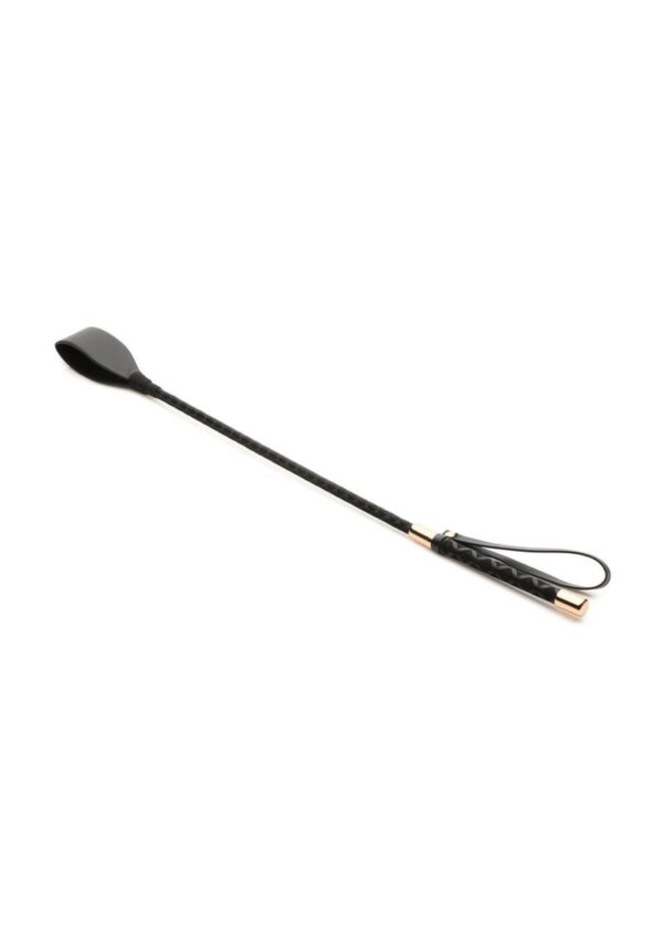 Add a sturdy crop to your collection and always have a wicked tool on hand for spankings and kinky play! This riding crop delivers a sharp and certain bite for when you want to kiss your partner with a touch of delightful pain. Made out of vegan friendly leather