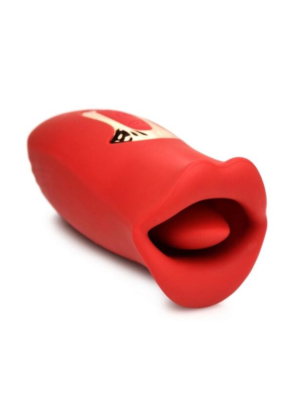 Satisfy your urges for kisses down below with this Lickgasm Kiss and Tell vibrator! The small toy can easily be held in your hand and used to lick and buzz your most sensitive spots. Enjoy 3 speeds and 7 patterns of vibration that tease and tantalize your little pearl and sexy lips. Self-pleasure with 4 speeds and 6 patterns of luscious licking that will get you your Big O`s with or without a partner! Made out of silky smooth