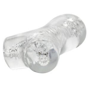 driving you wild with pleasure. The transparent design allows you to witness the action as you indulge in your fantasies. Crafted from soft