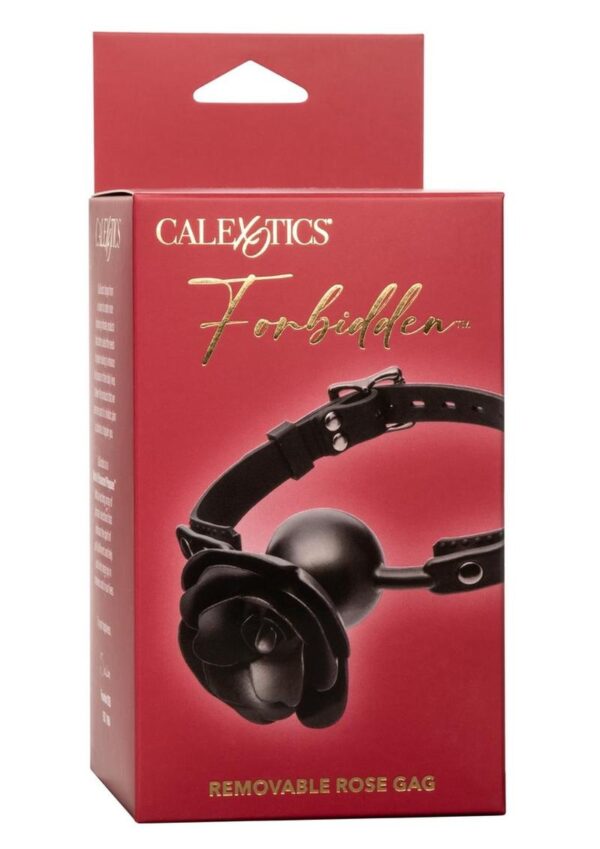 a seductive fetish accessory designed to enhance your erotic play. This ball gag features a unique removable rose
