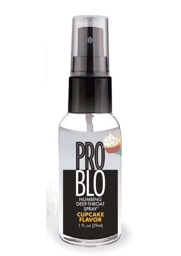 Pro Blo Deep Throat Spray is an oral desensitizer designed to reduce your gag reflex and any discomfort you might experience while performing oral sex. The fast-acting spray uses a fine mist infused with Benzocaine to gently numb the sensitive