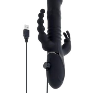 and external bunny shaped stimulator. Panel Details  Play with me (key feature): Triple stimulation from Anal Beads