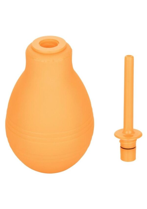making the cleansing process easier. The slender nozzle