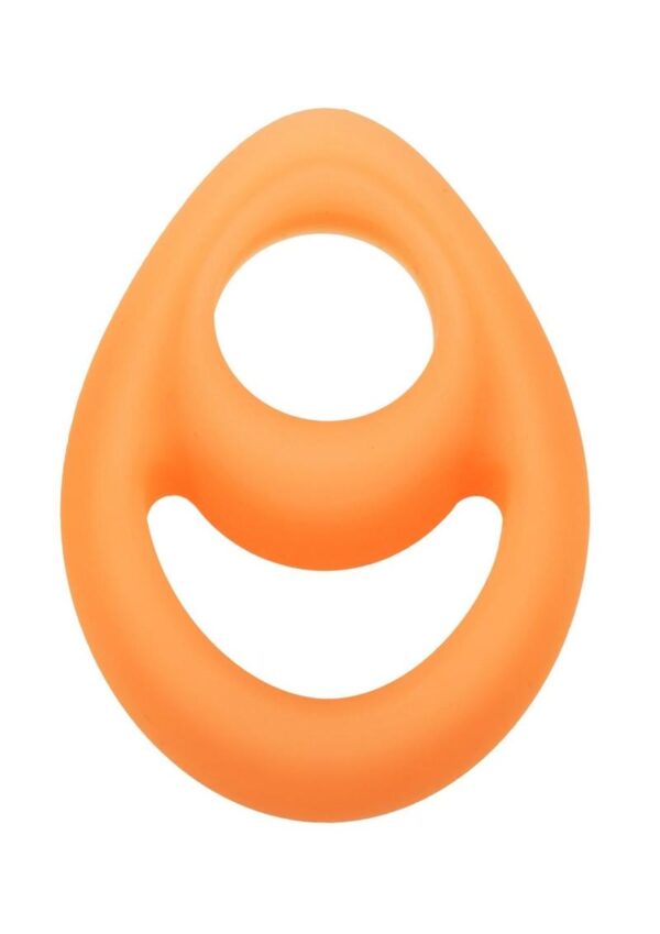 Illuminate your intimate moments with the with the Alphaandtrade; Glow-In-The-Dark Liquid Silicone Teardrop Ring