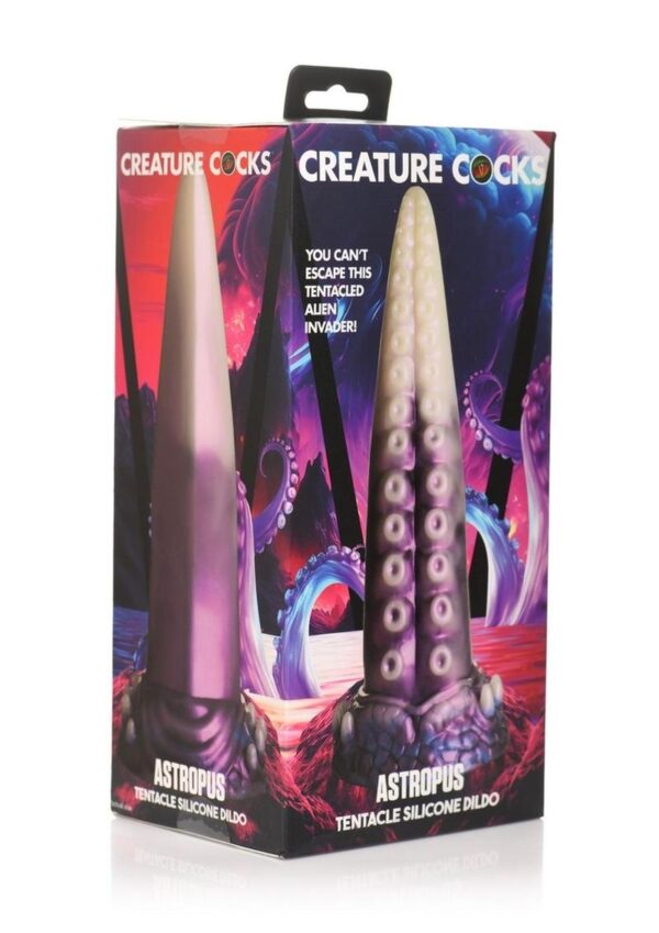 purple and blue tentacle limb makes for a perfect dong! The tapered tip is easy to