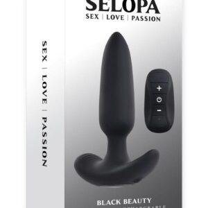 safe remote-control anal play with a tapered tip
