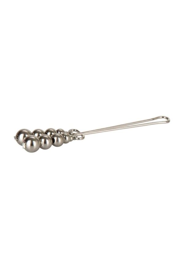adjustable nipple and clitoral jewelry. Nickel free.