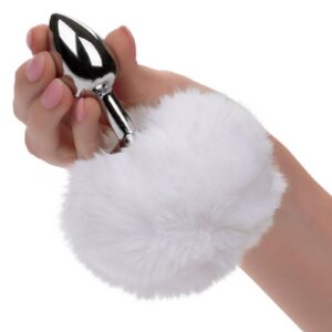 while the synthetic fur tail adds a touch of whimsy and allure. Crafted with care