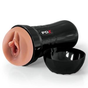 and your stroker turns into a pleasure zoneof slippery orgasmic fun! Designed with realistic details and asuper-stimulating pleasure tunnel