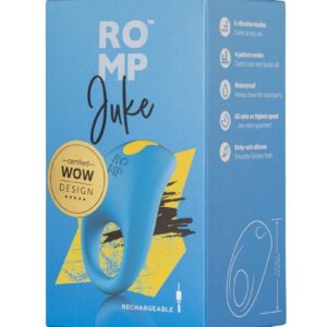cock ring ROMP Juke takes your lust game to a new level. This smart penis ring brings intense pleasure to everyone involved