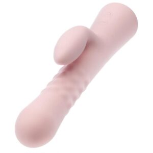Jaymie has a smooth and textured shaft that expands with each pulsating vibration mode