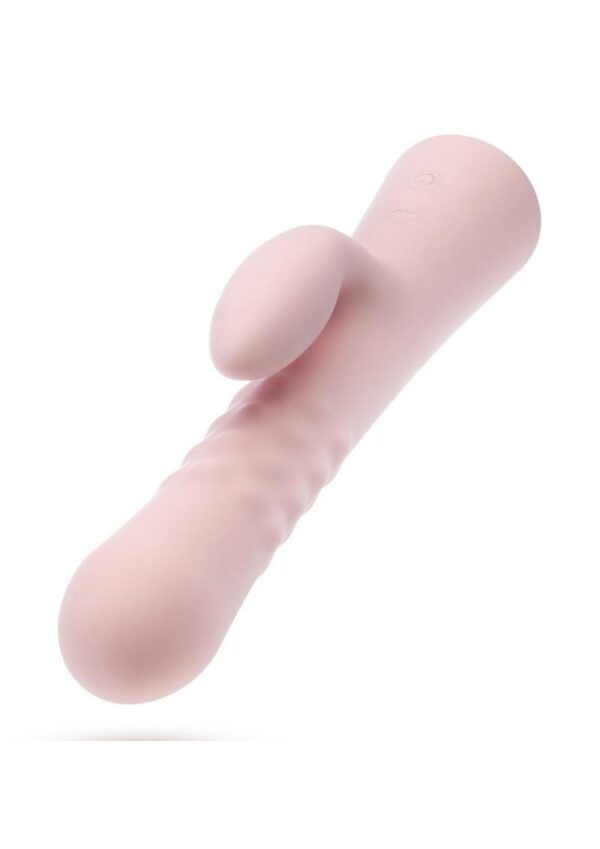 Jaymie has a smooth and textured shaft that expands with each pulsating vibration mode