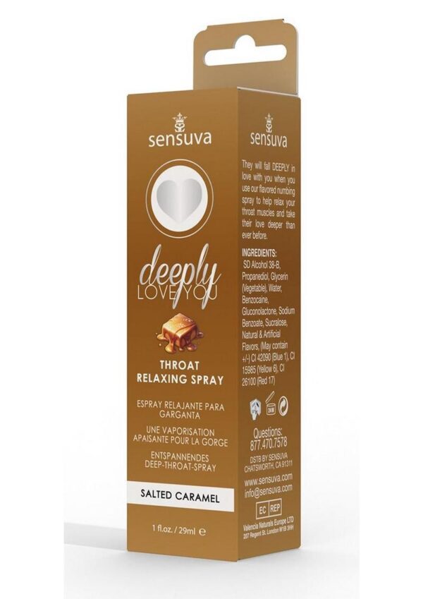 Deeply Love You Throat Relaxing Spray Salt Caramel 1oz - Image 2