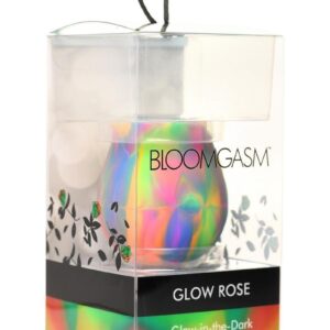 magical flower by night! At the center of the rose are three circles and a hole that beckons you to play with it. Enjoy 3 levels and 7 patterns of suction that teases your clit or nipples any time you like! The small but mighty rose toy fits in the palm of your hand and the smooth silicone is made out of premium