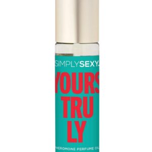 Simply Sexy Pheromone Perfume Oil Roll-On-Yours Truly 0.34 floz/ 10.2ml Pheromones are famously thought to increase sexual desire. Influencing the desire of others as well as your own as you seek out intimacy and connection. They are like little chemical messengers sent from your body