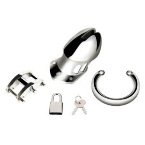 this cage offers breathability and comfortable long-term wear through strategically placed openings. Its 2-piece design offers effortless assembly and disassembly