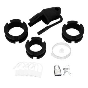 making it ideal for BDSM play or exploring the world of chastity. With its easy-to-clean material