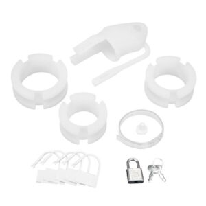 making it ideal for BDSM play or exploring the world of chastity. With its easy-to-clean material