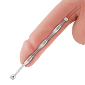 this urethral toy is designed for both pleasure and safety. The wavy texture provides an exciting and unique sensation as you  and remove it