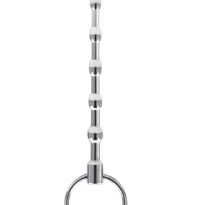 Experience the toe-curling sensations of Blue Line`s 4.5 Stainless Steel Beaded Urethral Sound