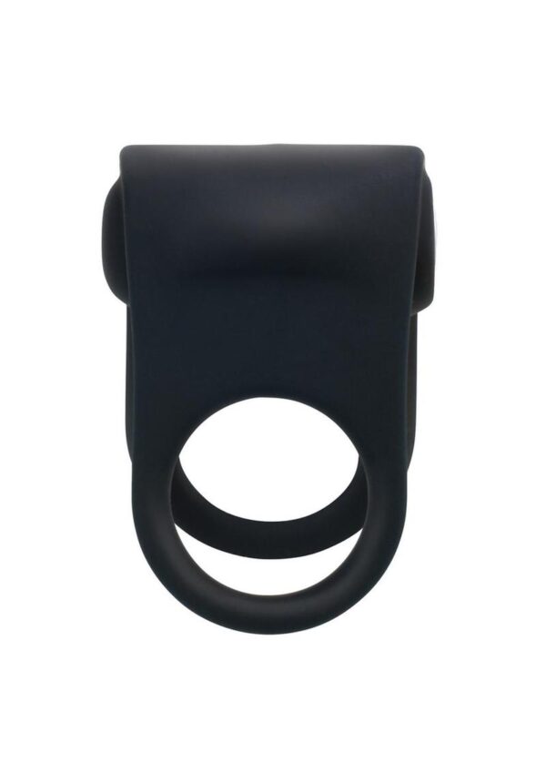 This rechargeable vibrating double c-ring helps you have stiffer erections so you stay harder