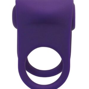This rechargeable vibrating double c-ring helps you have stiffer erections so you stay harder