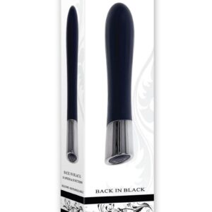 black and chrome-tipped