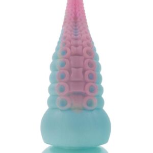 Discover the exotic pleasure of an extraordinary flexible tentacle - complete with sexy suckers - that curves to a pointed tip and flexes with your body as it emanates powerful vibrations. Specs:3 speeds andamp; 7 patterns Made from phthalate andamp; latex free siliconeWaterproof Suction cup baseUSB rechargeable